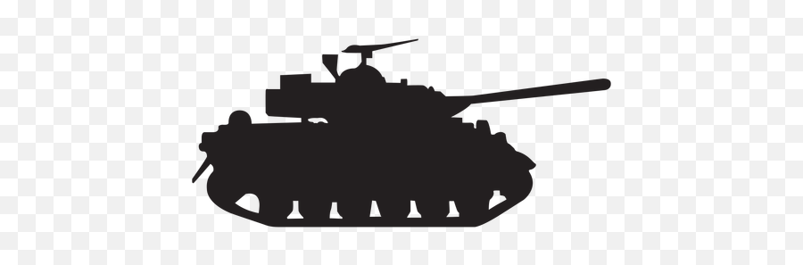 Transparent Army Tank Silhouette - Tank Silhouette Transparent Emoji,Army Tank Emoji