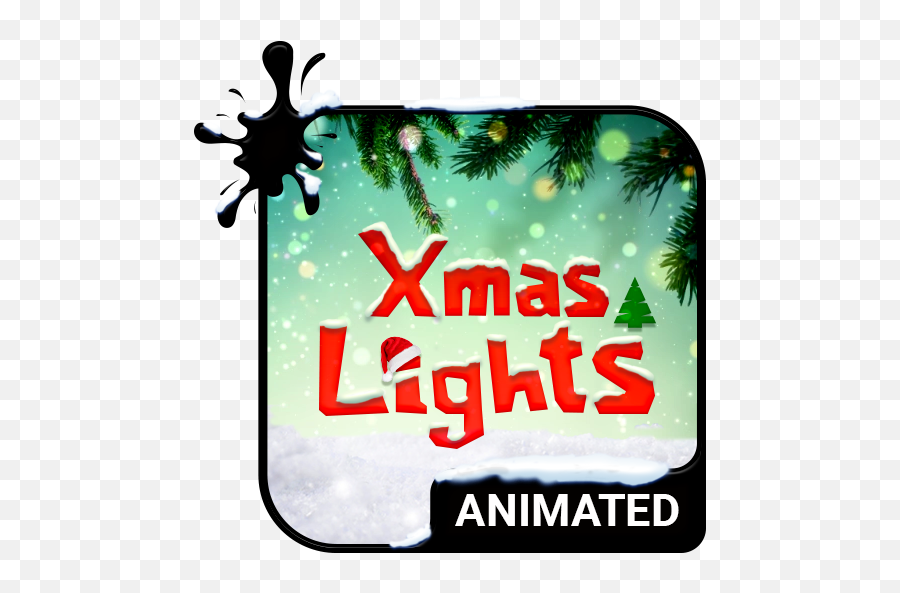 Xmas Lights Animated Keyboard Live Wallpaper - Apps On Clip Art Emoji,Animated Christmas Emojis
