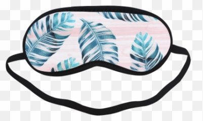 Tropical Leaves Sleeping Mask ID D421752 - Png Drawing Emoji