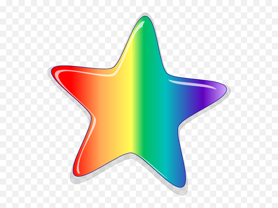 10 Star Clipart Rainbow Pics To Free Download On Animal Maker - Rainbow Star Clipart Emoji,Empty Star Emoji