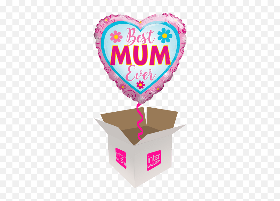 Motheru0027s Day Helium Balloons Delivered In The Uk By Interballoon - 12th Birthday Baloon Png Emoji,Happy Mothers Day Emojis