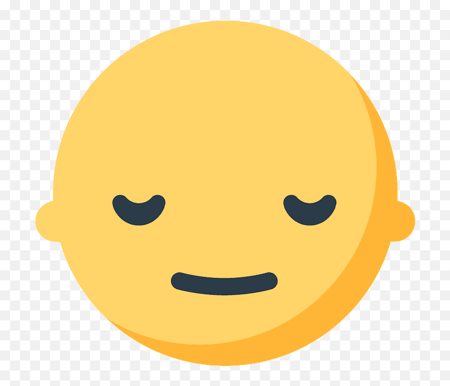 Pensive Face Emoji Clipart - Penive Face,Pensive Emoji
