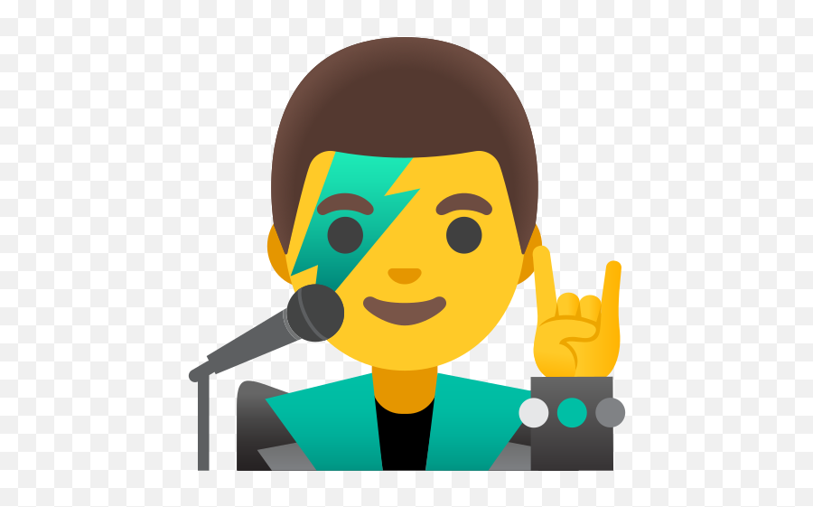 Man Singer Emoji - Doktor Emoji,Singing Emoji