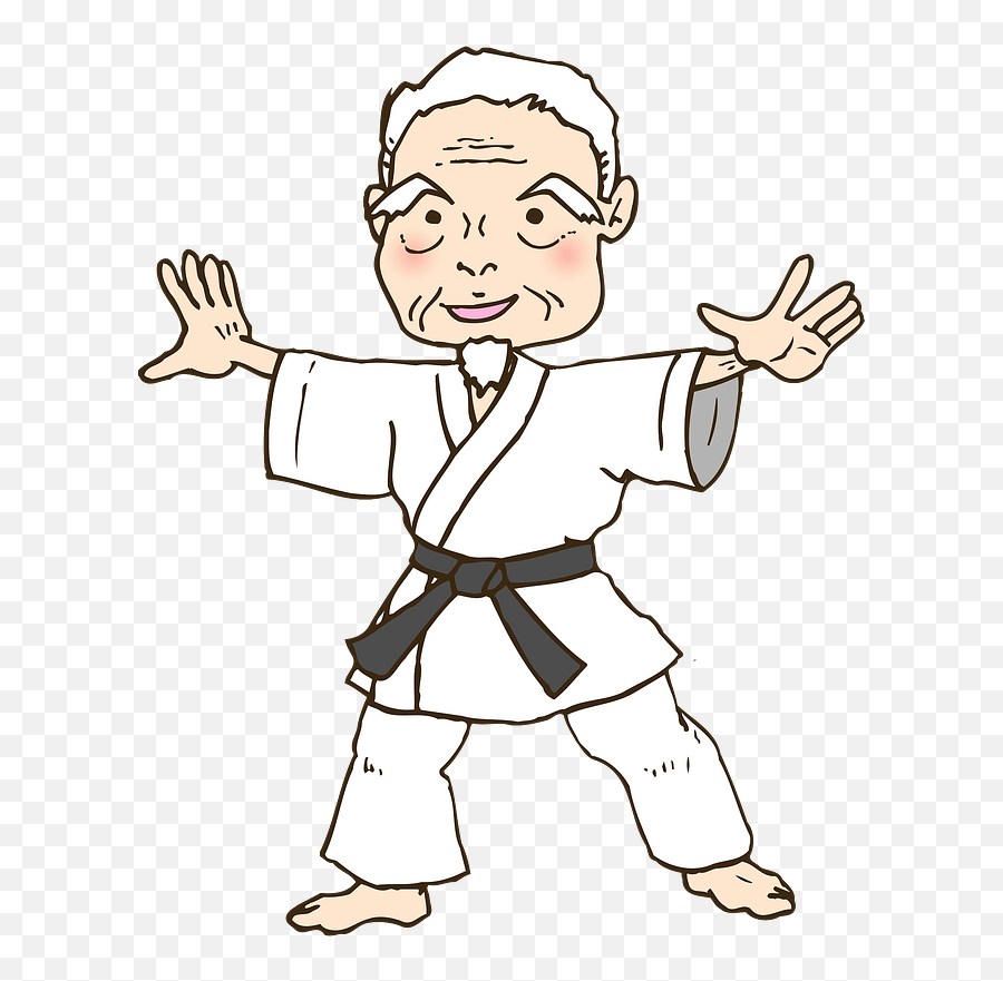 Judo Master Clipart - Martial Arts Belt Emoji,Martial Arts Emoji