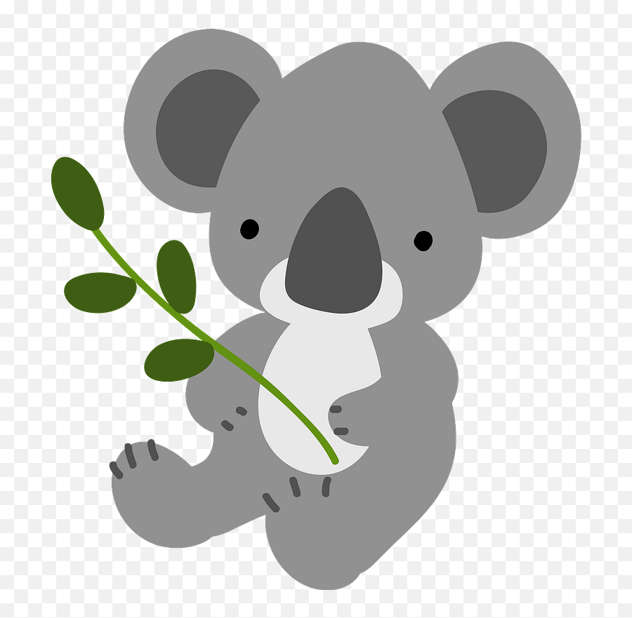 Koala Animal Clipart Free Download Transparent Png Creazilla - Koala Dessin Png Emoji,Koala Emoji Png