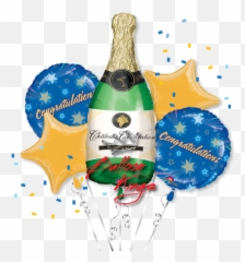 Champagne Bottle Bouquet - Champagne Bottle Emoji,Champagne Bottle Emoji