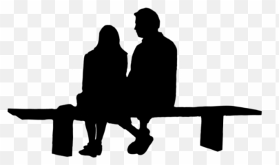People Couple Sticker - Sitting Emoji