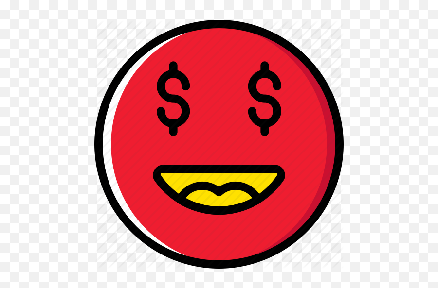 Emotes 2 - Money Emoji In Red,Money Face Emoji