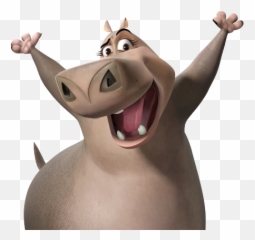 Madagascar Emoji - Glory Madagascar,Hippo Emoji