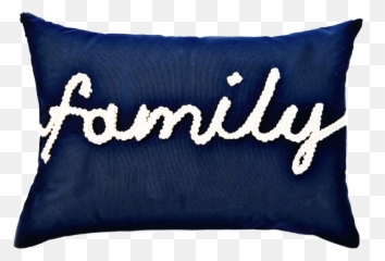Navy Blue White Family Pillow Decor - Cushion Emoji,Blue Emoji Pillow