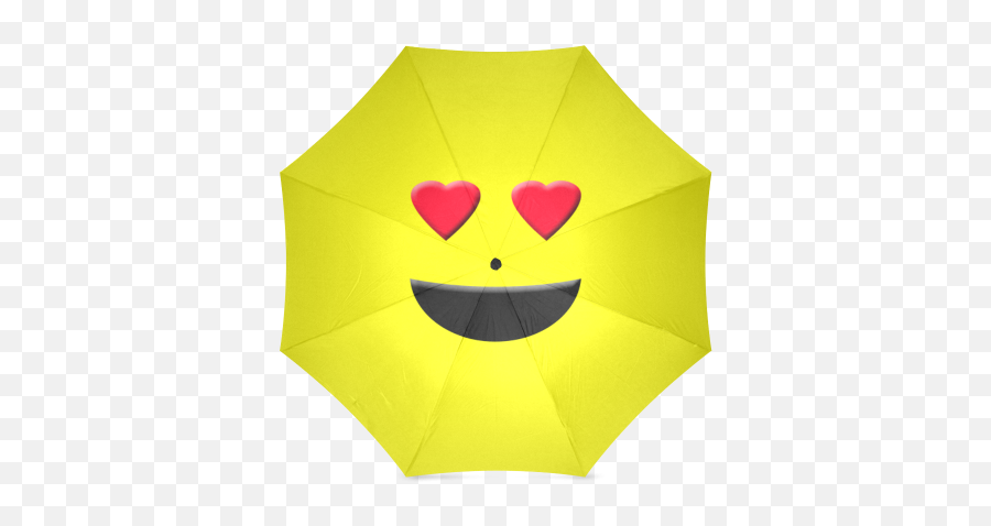 Emoticon Heart Smiley Foldable Umbrella - Craft Emoji,Umbrella Emoticon