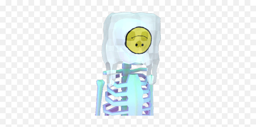 Top Bag Puss Stickers For Android Ios - John Karel Skeleton Emoji,Skeleton Emoticon