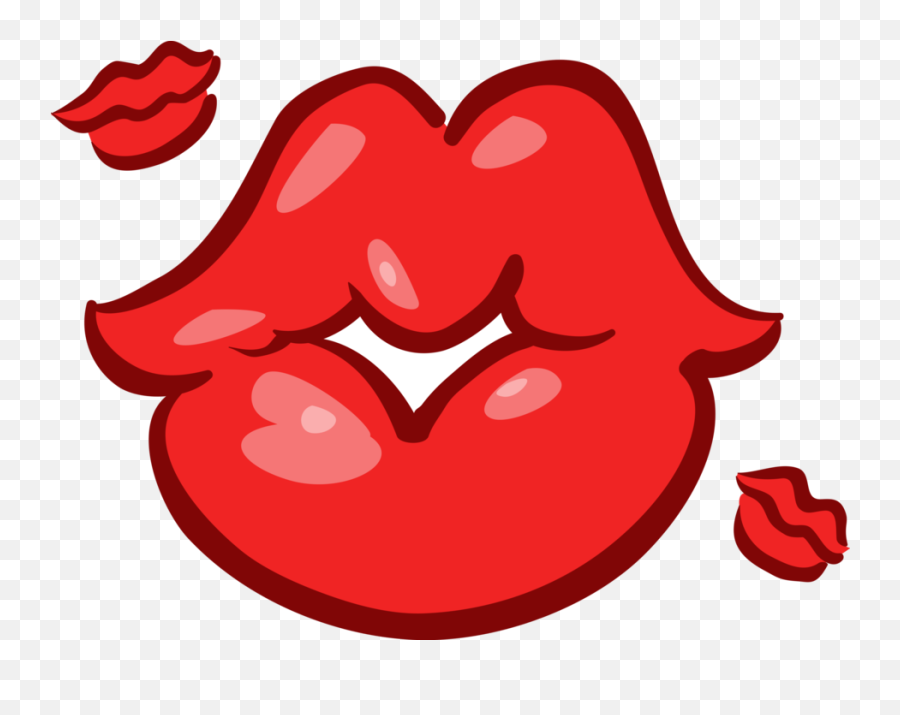 Vector Illustration Of Mouth Lips Blowing Kisses - Cartoon Lips Blowing Kiss Emoji,Blowing A Kiss Emoji