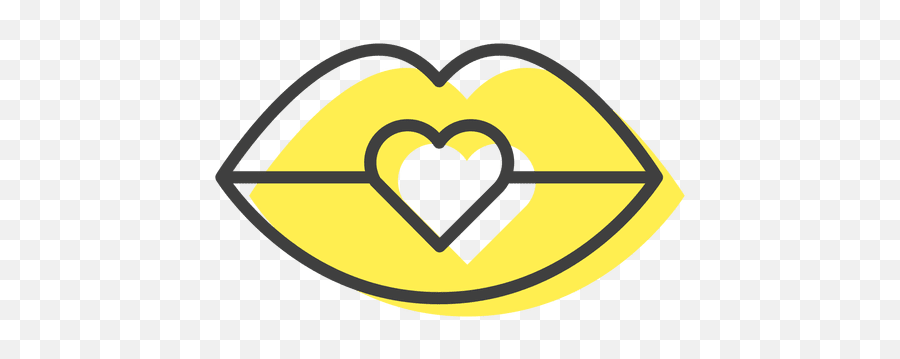 Kiss Lips Heart - Diamond Line Art Emoji,Kissing Heart Emoji