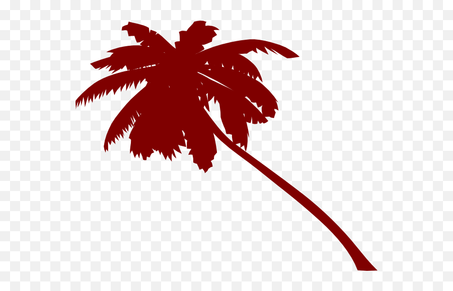 Slanted Vector Palm Tree Clip Art - Palm Tree Vector Png Emoji,Slant Emoji