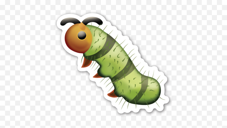 Bug - Caterpillar Playing The Saxophone Emoji,Caterpillar Emoji