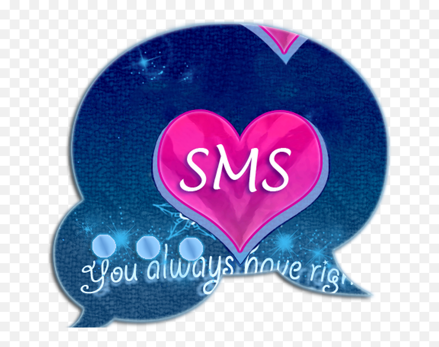 Pink Blue Theme Go Sms Pro Android - Heart Emoji,Pink Emoji Keyboard