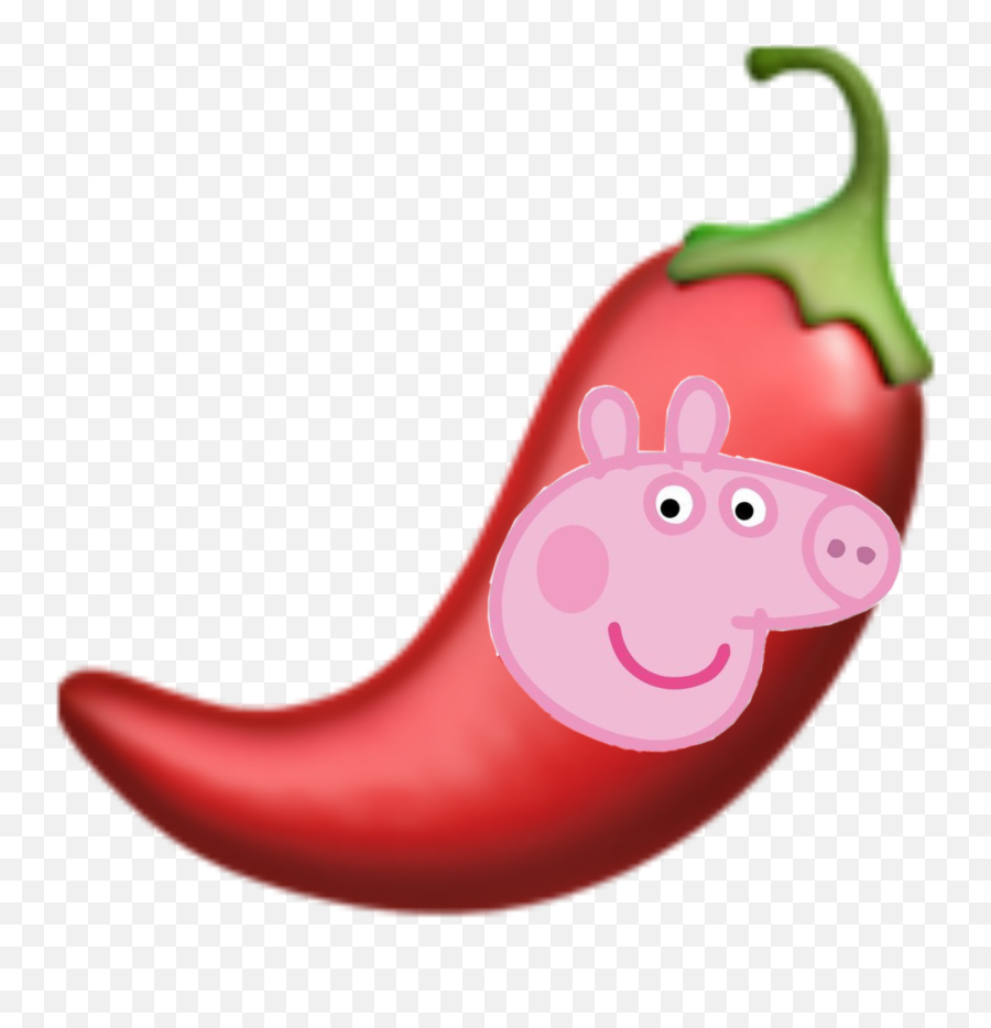 Peepar Pepperpig Peppa Pepper Spicy - Hot Pepper Emoji Png,Spicy Emoji