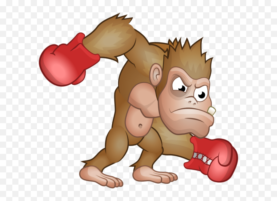 Boxing Match Tynker - Cartoon Emoji,Ape Emoji