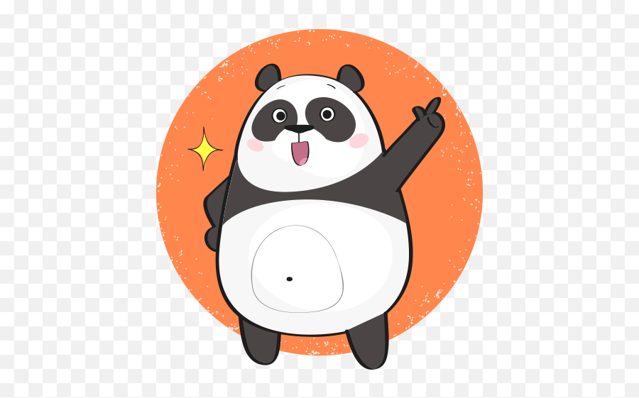 Download Cute Panda Stickers For Whatsappwastickerapps For - Animated Images Of Chores Emoji,Panda Emojis