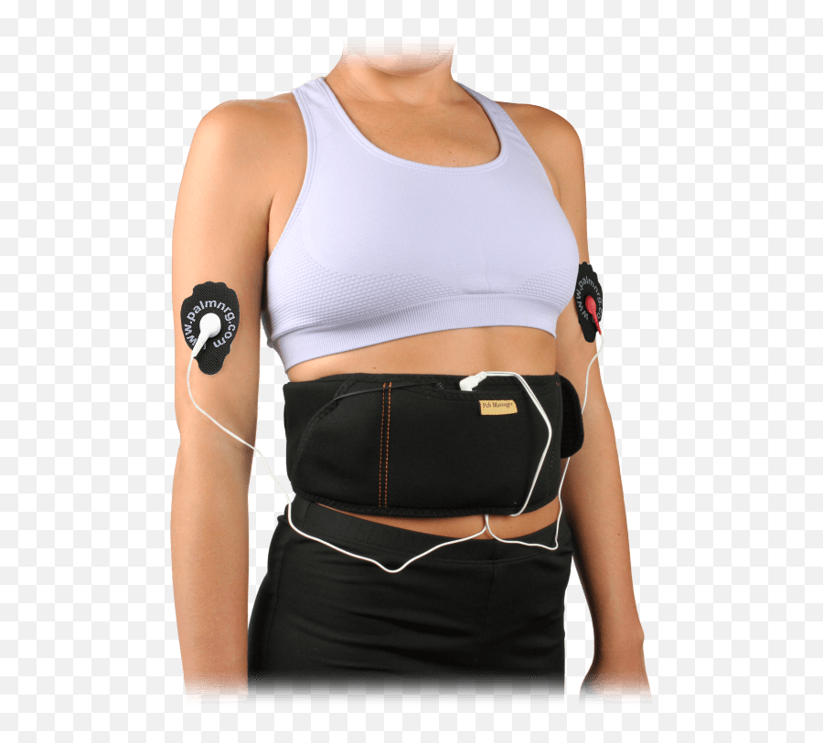 Palm Nrg Digital Pulse Tensems Massager With Belt - Fitness Professional Emoji,Biceps Emoji