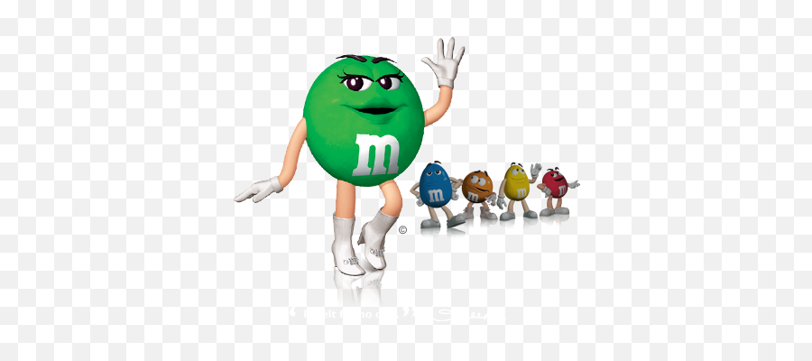 Nude Giant Ms - Green M And M Character Emoji,Sheepish Emoticon
