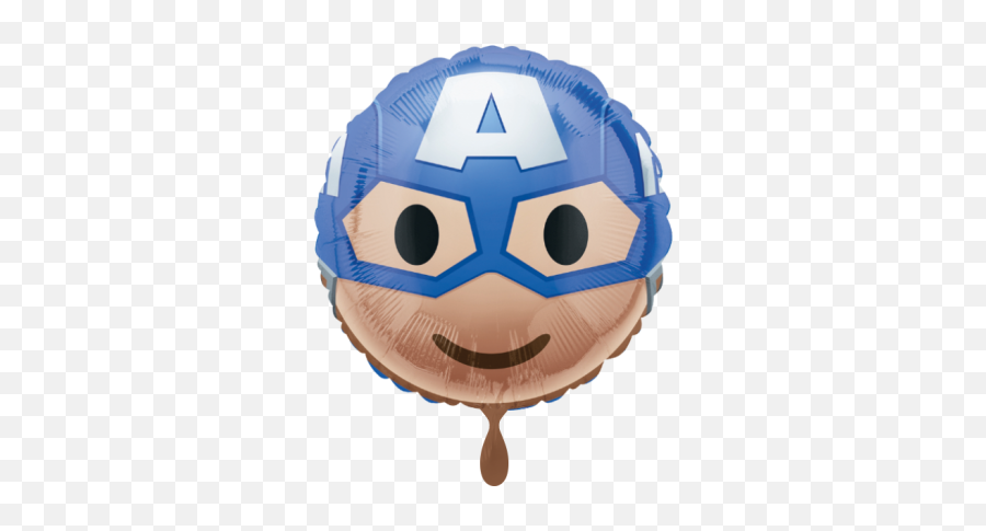Captain America Emoji Folienballon - Captain America Balloon,Captain America Emoji