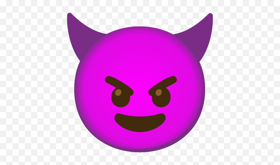 Smiling Face With Horns Emoji - Logos Diablito Morado,Cat Ascii Emoticon