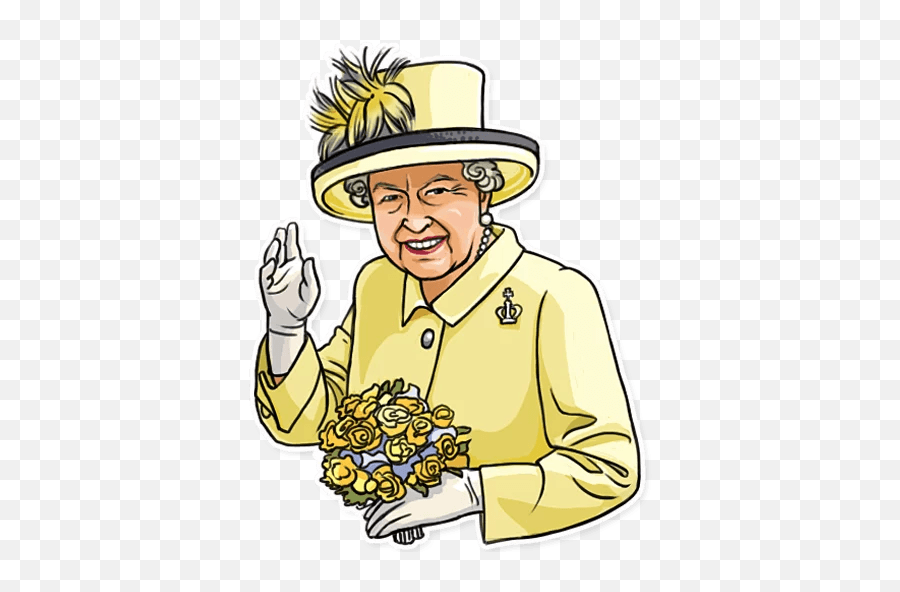 The Queen - Telegram Sticker Queen Elizabeth 2 Telegram Stickers Emoji,Telegram Emoji Stickers