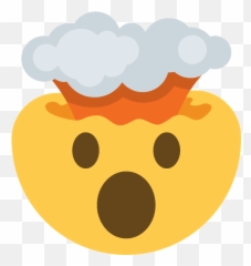 Exploding head emoji clipart Free download transparent PNG - Head Emoji