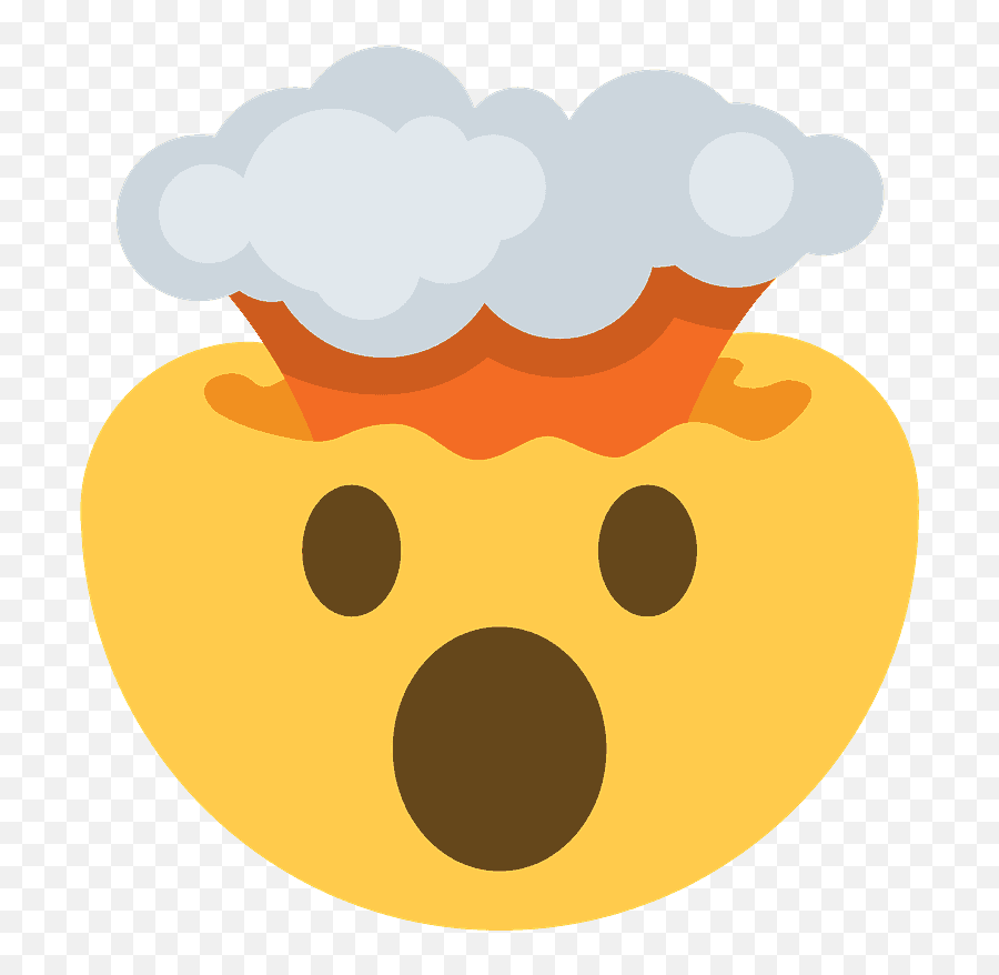 Exploding Head Emoji Clipart Free Download Transparent Png - Exploding Head Emoji,Over Your Head Emoji