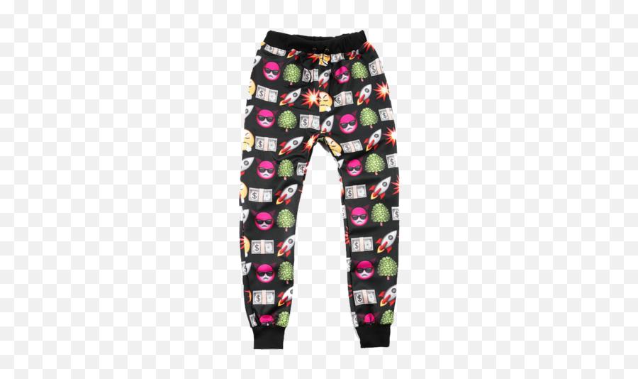 Emoji Rocket Sweatpants Printed Jogger Pants Emoji - Pajamas,Emoticon Dress