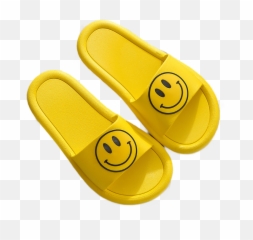 Slipper female summer antiskid in bathroom home use parents and children ins fashionable wear cute cartoon cool slippers for - Solid Emoji