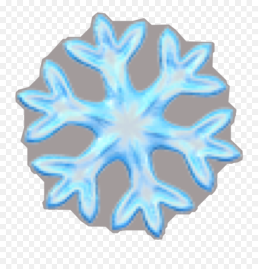 Snow Snowflake Emoji Schneeflocke Blue Freetoedit - Stencil,Snowflake Emoji