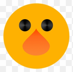 Duck Emoticon Emoji - Cara De Pato Png