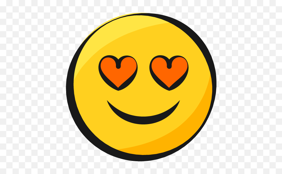 Emoji Coeur - Gif Smiley Coeur,Emoticons Funky