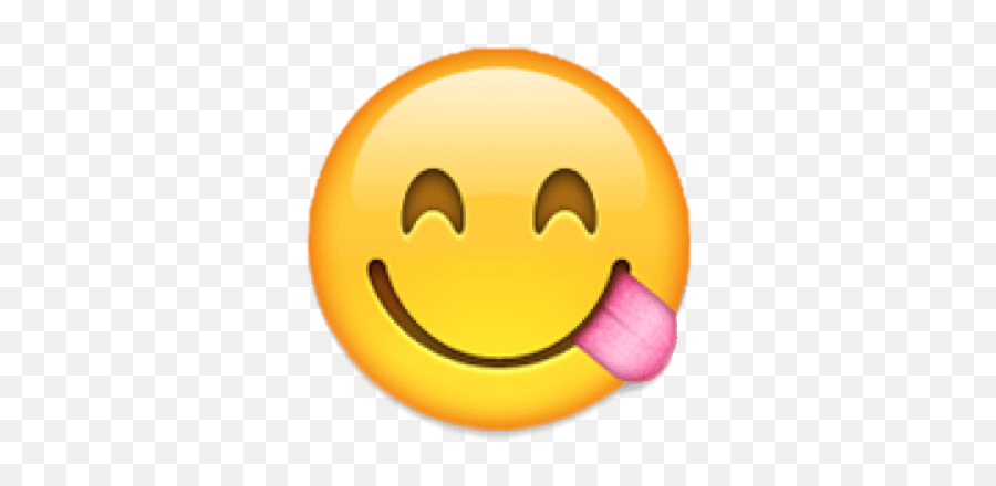 Emoji - Face Savouring Delicious Food Emoji,English Emoji