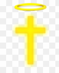 4570book - Cross With Halo Emoji