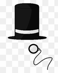 Monocle Top Hat Png Photo - Top Hat And Monocle Png Emoji,Top Hat Emoji