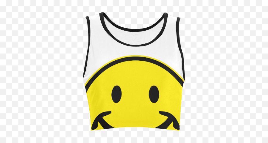 Funny Yellow Smiley For Happy People - Smiley Emoji,Emoji Crop