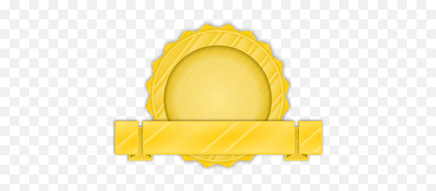 Golden Seal Vector Image - Gold Seal Vector Emoji,Pin Drop Emoji