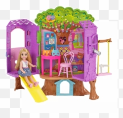 Barbie Chelsea Doll And Treehouse Playset - Barbie Chelsea Emoji,Treehouse Emoji