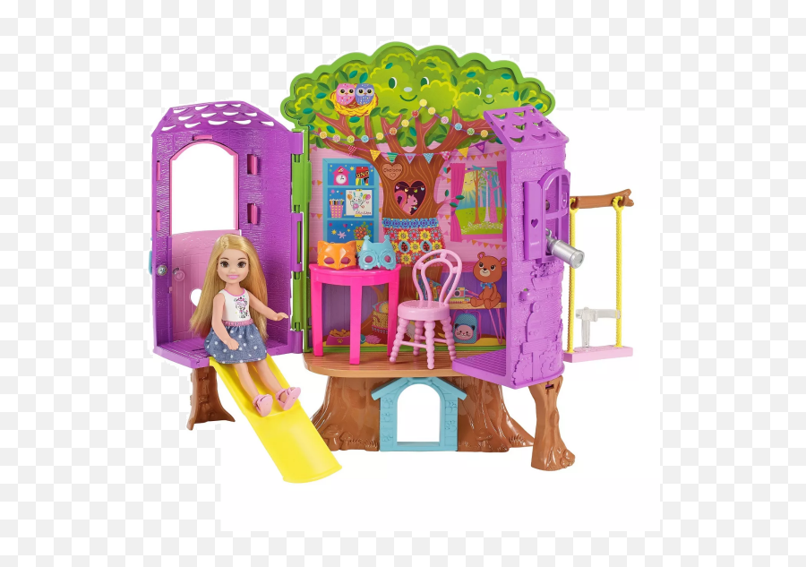Barbie Chelsea Doll And Treehouse Playset - Barbie Chelsea Emoji,Treehouse Emoji
