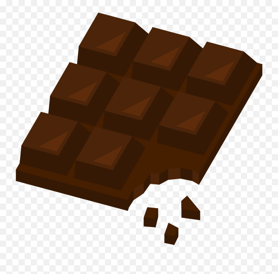 Chocolate Sweet Dessert Cocoa Candy - Dark Chocolate Clipart Png Emoji,Chocolate Milk Emoji