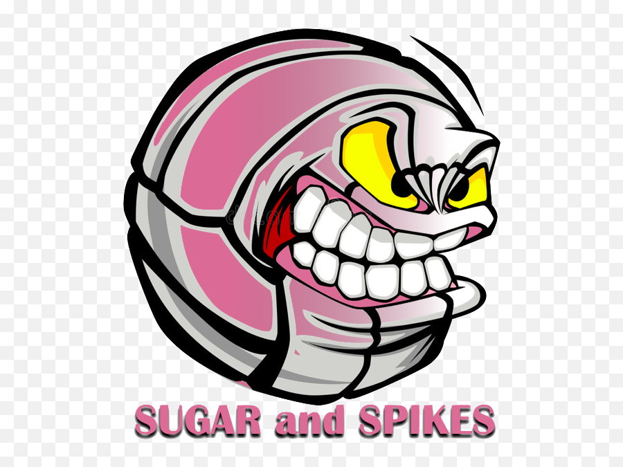 14u Sugar Spike - Free Baseball Face Vector Emoji,Volleyball Emoticon