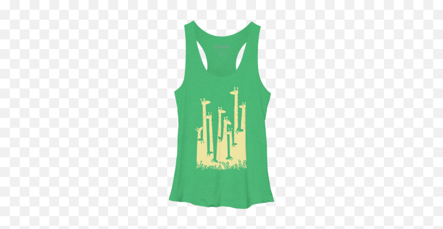 Giraffe Womenu0027s Racerback Tanks Design By Humans Emoji,Giraffe Emoji