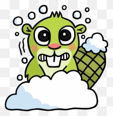 Snowy Weather Adsy Transparent Png - Beaver Clipart Emoji