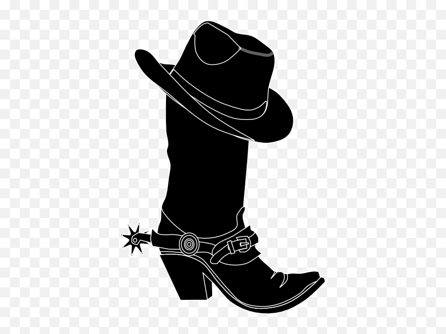 Cowgirl Clip Art Free 4 - Silhouette Cowboy Clip Art Emoji,Cowgirl Emoji