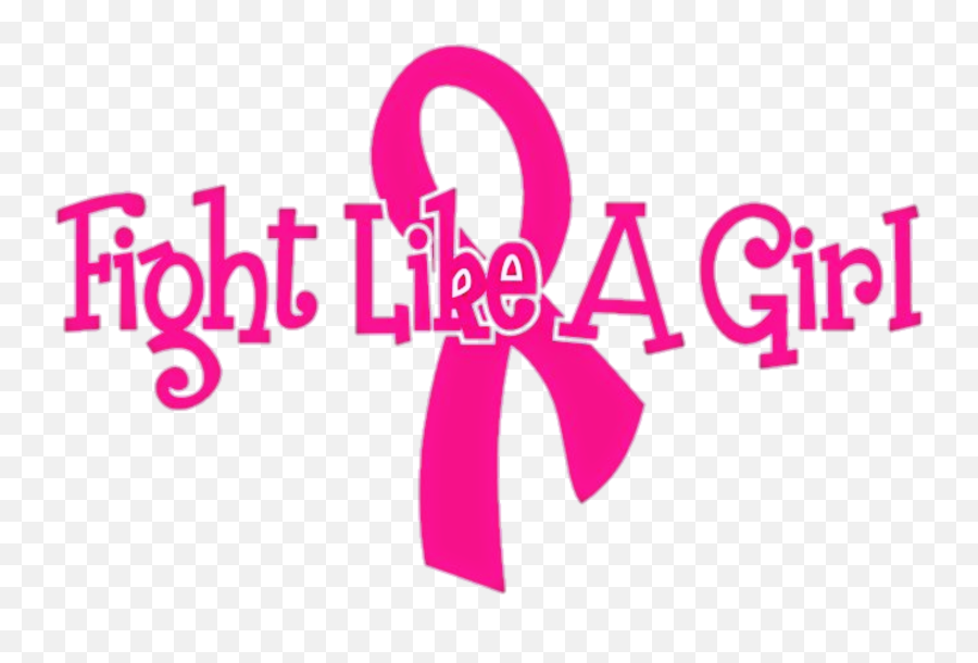 Breastcancerawareness Ribbon Fightlikeagirl Pink Breast - Graphic Design Emoji,Breast Cancer Awareness Emoji