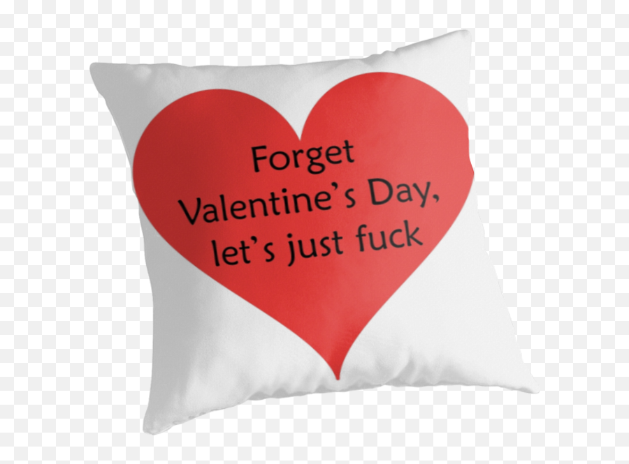 Fuck Valentines - Cushion Emoji,Emoji Valentines Cards